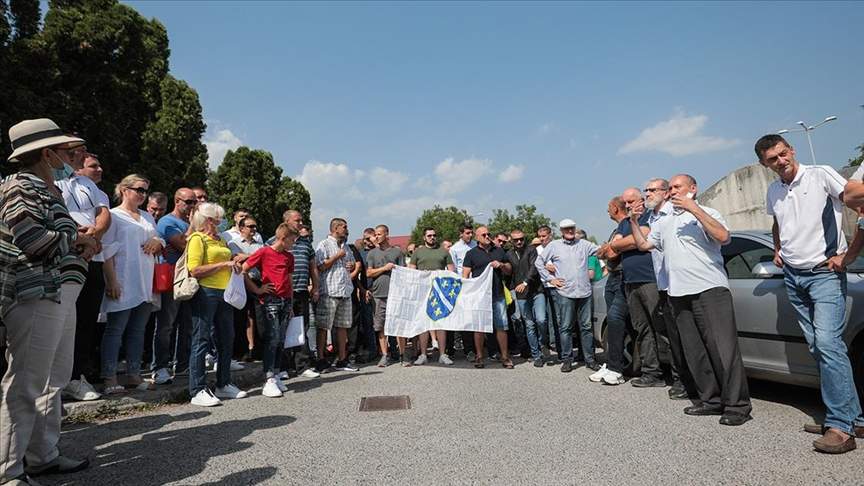 U Sarajevu protest zbog hapšenja Osmana Mehmedagića